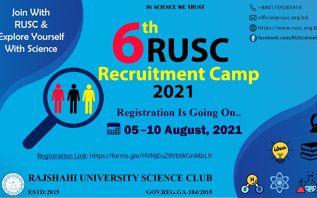 6th RUSC Recruitment Camp 2021